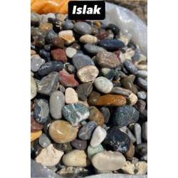 Renkli Akvaryum Süs Çakıl Taşı (1-2 cm / 5 kg) – Tamburlanmış Dekoratif Taş