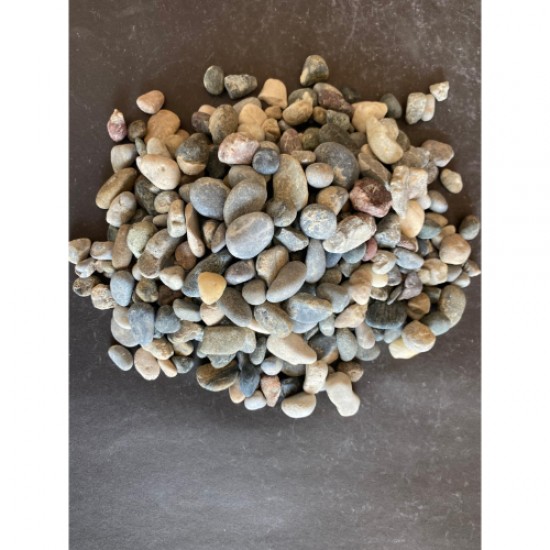 Renkli Akvaryum Süs Çakıl Taşı (1-2 cm / 5 kg) – Tamburlanmış Dekoratif Taş