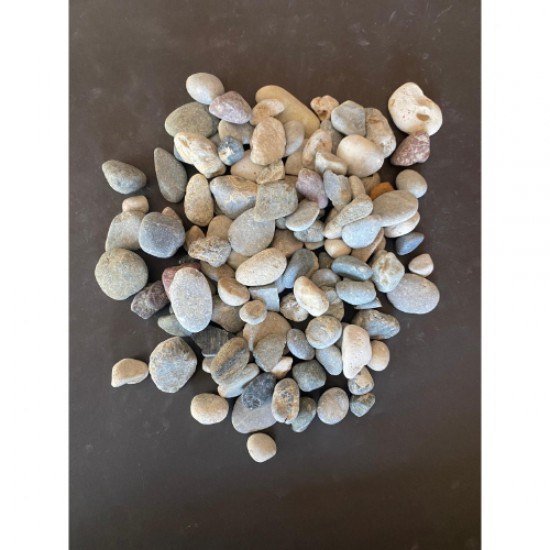 Renkli  Akvaryum Süs Çakıl Taşı (2–4 cm / 5 kg) –  Tamburlanmış Dekoratif Taş