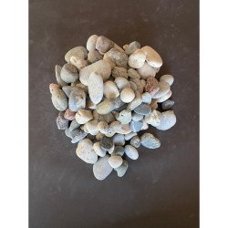 Renkli  Akvaryum Süs Çakıl Taşı (2–4 cm / 5 kg) –  Tamburlanmış Dekoratif Taş