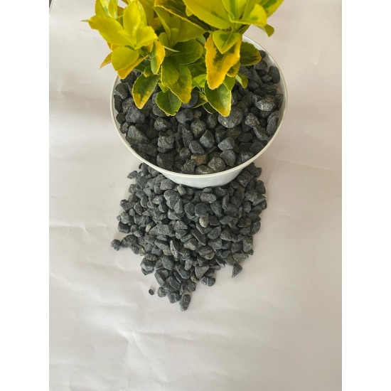 Bazalt Siyah ( 1-2 cm. Boy / 5 kg. ) Dolomit Dekoratif Çakıl Taşı