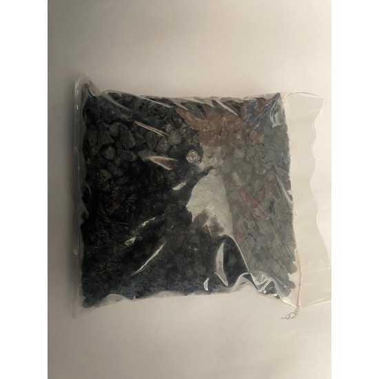 Bazalt Siyah ( 1-2 cm. Boy / 5 kg. ) Dolomit Dekoratif Çakıl Taşı