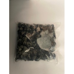 Bazalt / Siyah / Dolomit (2 -4 CM. BOY / 3 KG.) Dekoratif Çakıl Taşı.