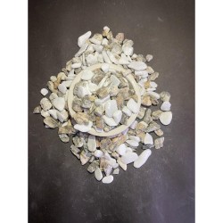 Sarı Damarlı Dolomit Kristal Gnays Taş ( 1-2 Cm. Boy / 3 Kg. ) Çakıl Taşı.