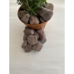 Bordo Dolomit ( 4-6 cm. Boy / 10 kg. ) Dekoratif Cakıl Taşı