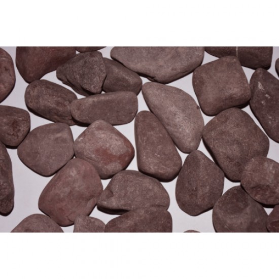 Bordo Dolomit ( 4-6 cm. Boy / 3 kg. ) Dekoratif Çakıl Taşı.