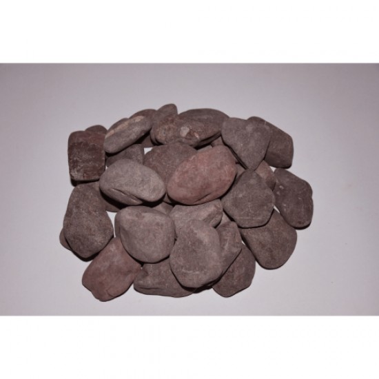 Bordo Dolomit ( 4-6 cm. Boy / 3 kg. ) Dekoratif Çakıl Taşı.