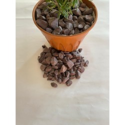 Bordo Dolomit ( 1-2 cm. Boy / 10 kg ) Dekoratif Cakıl Taşı