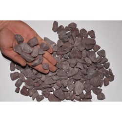  Bordo Dolomit ( 2-4 cm. Boy / 3 kg. ) Dekoratif Çakıl Taşı.