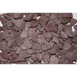  Bordo Dolomit ( 2-4 cm. Boy / 3 kg. ) Dekoratif Çakıl Taşı.
