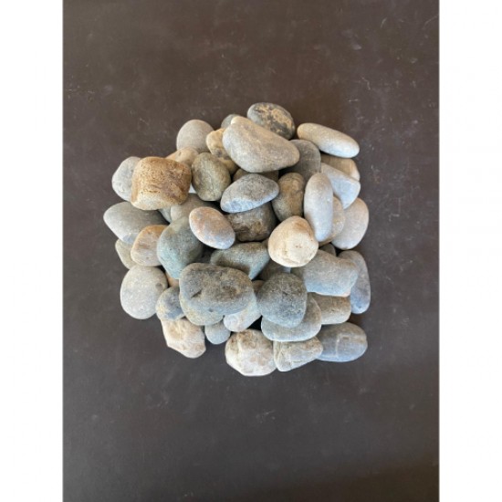 Doğal Nazilli Dere Çakıl Taşı ( 4-6 cm. Boy / 5 kg. ) Bahçe Peyzaj Saksı Taşı