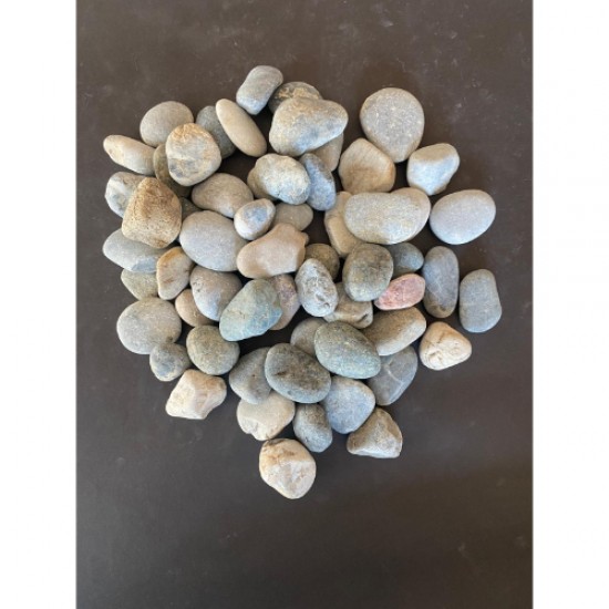 Doğal Nazilli Dere Çakıl Taşı ( 4-6 cm. Boy / 5 kg. ) Bahçe Peyzaj Saksı Taşı