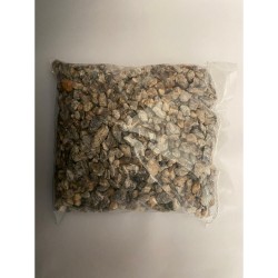 Gnays / Sarı / Gri / Damarlı / Dolomit / Taş ( 1.2 Cm. Boy / 5 Kg ) Dekoratif Çakıl Taşı.