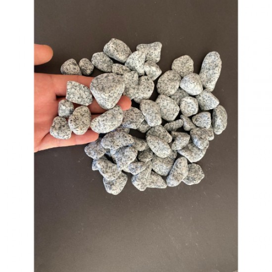  Granit / Benekli / Dolomit / Taş ( 2.4 Cm. Boy / 5 Kg ) Dekoratif Çakıl Taşı.