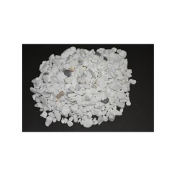  Beyaz Kristal Dolomit Taş (1-2 CM. BOY / 5 KG.) Dekoratif Çakıl Taşı.