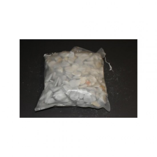 Beyaz Dolomit Kristal ( 2-4 cm. Boy / 3 kg. ) Dekoratif Cakıl Taşı.