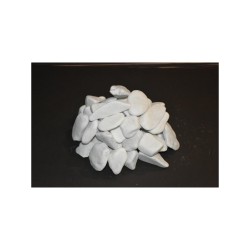  Beyaz Dolomit Kristal ( 4-6 cm. Boy / 3 kg. ) Dekoratif Cakıl Taşı.