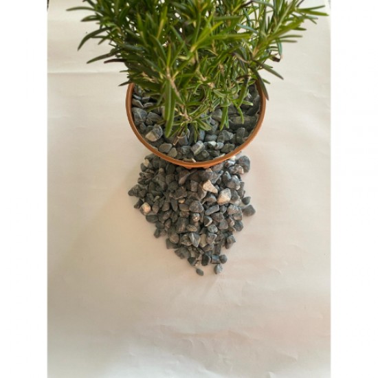 Antrasit / Kırçıllı / Dolomit / Taş (1-2 CM. BOY / 3 KG.) Dekoratif Çakıl Taşı.