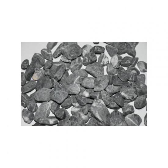 Renkli Antrasit Akvaryum Süs Çakıl Taşı (2–4 cm / 5 kg) – Antrasit Tamburlanmış Dekoratif Taş