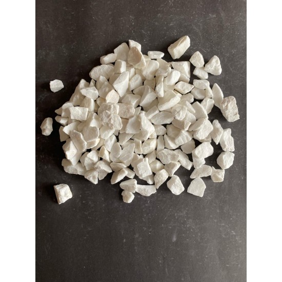 Dolomit Kırık Beyaz ( 1-3 cm. Boy / 10 kg. ) Dekoratif Çakıl Taşı.
