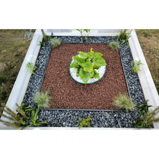 Çim Ayrıcı ( 2.5 Metre ) Siyah Çim Sınırlayıcı Taş Toprak Ayıracı