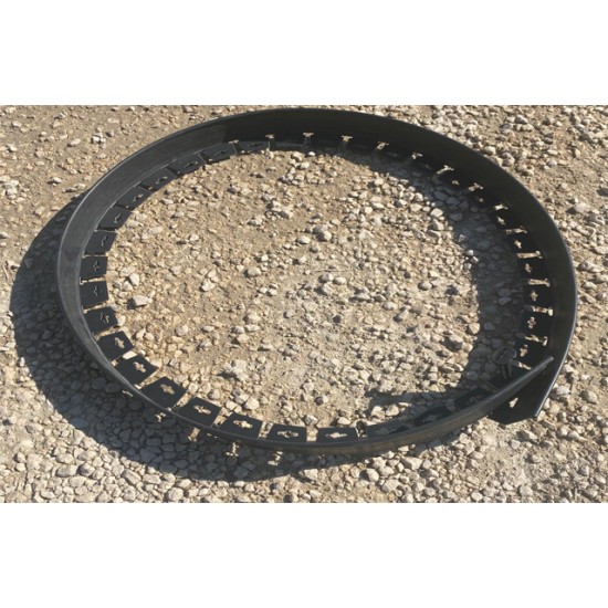 Çim Ayrıcı ( 2.5 Metre ) Siyah Çim Sınırlayıcı Taş Toprak Ayıracı