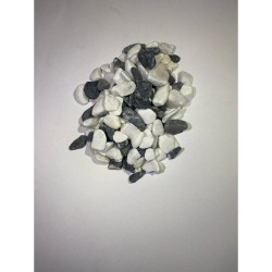 Beyaz / Antrasit / Dolomit / Kristal / Kırçıllı / Taş ( 1.2 Cm. Boy / 5 Kg. ) Çakıl Taşı.