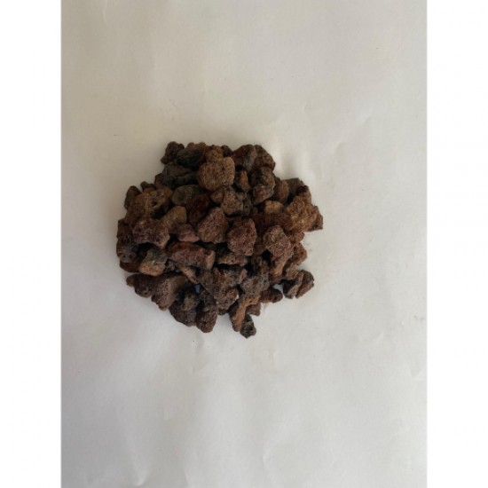 Ponza Taşı Kırmızı Lav Taşı (1-4 Cm. Boyda / 3 Litre. ) Volkanik Curuf Dekoratif Ponza Taşı